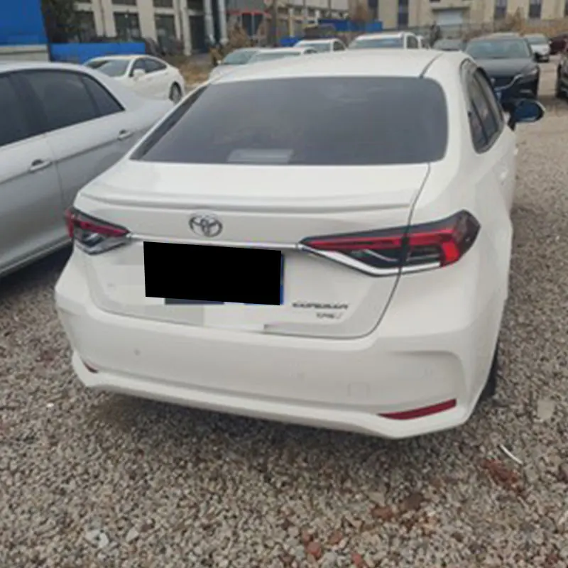 For Toyota Corolla special bright black spoiler 2019 2020 2021 carbon fiber spoiler free punch rear luggage wing