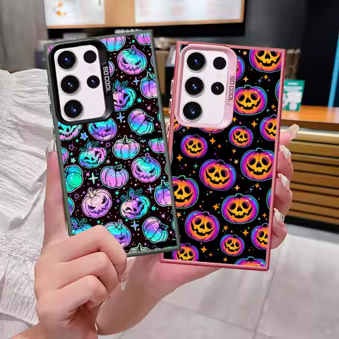 Monster Halloween Ghosts Case for Samsung Galaxy S23 S24Ultra S22 Ultra S20 FE S25Plus S21 S24 FE S25 Note 20 Ultra Soft Cover