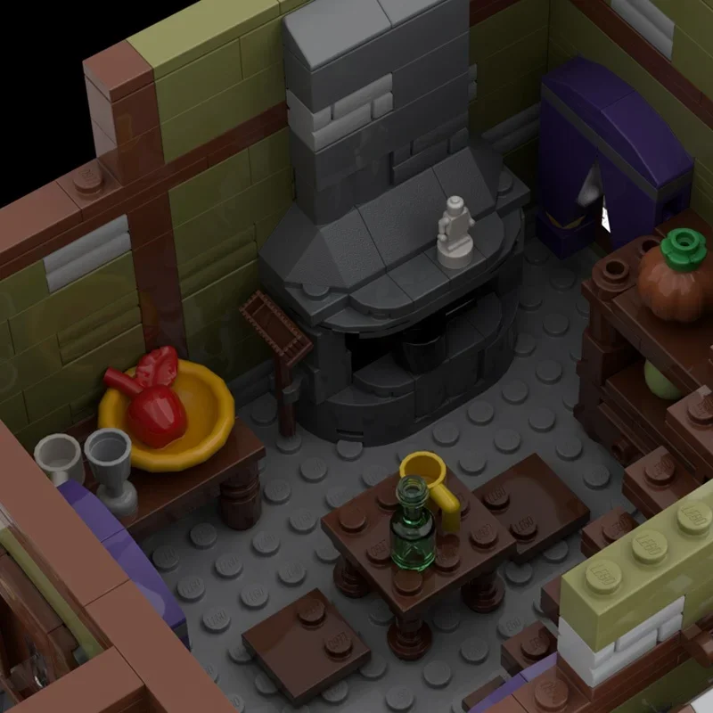 1681 elementów MOC Dom Rolnika Zamek Model Klocki Architektura Zestaw Prezent na Boże Narodzenie Zabawki DIY Kreatywny pomysł Urodziny