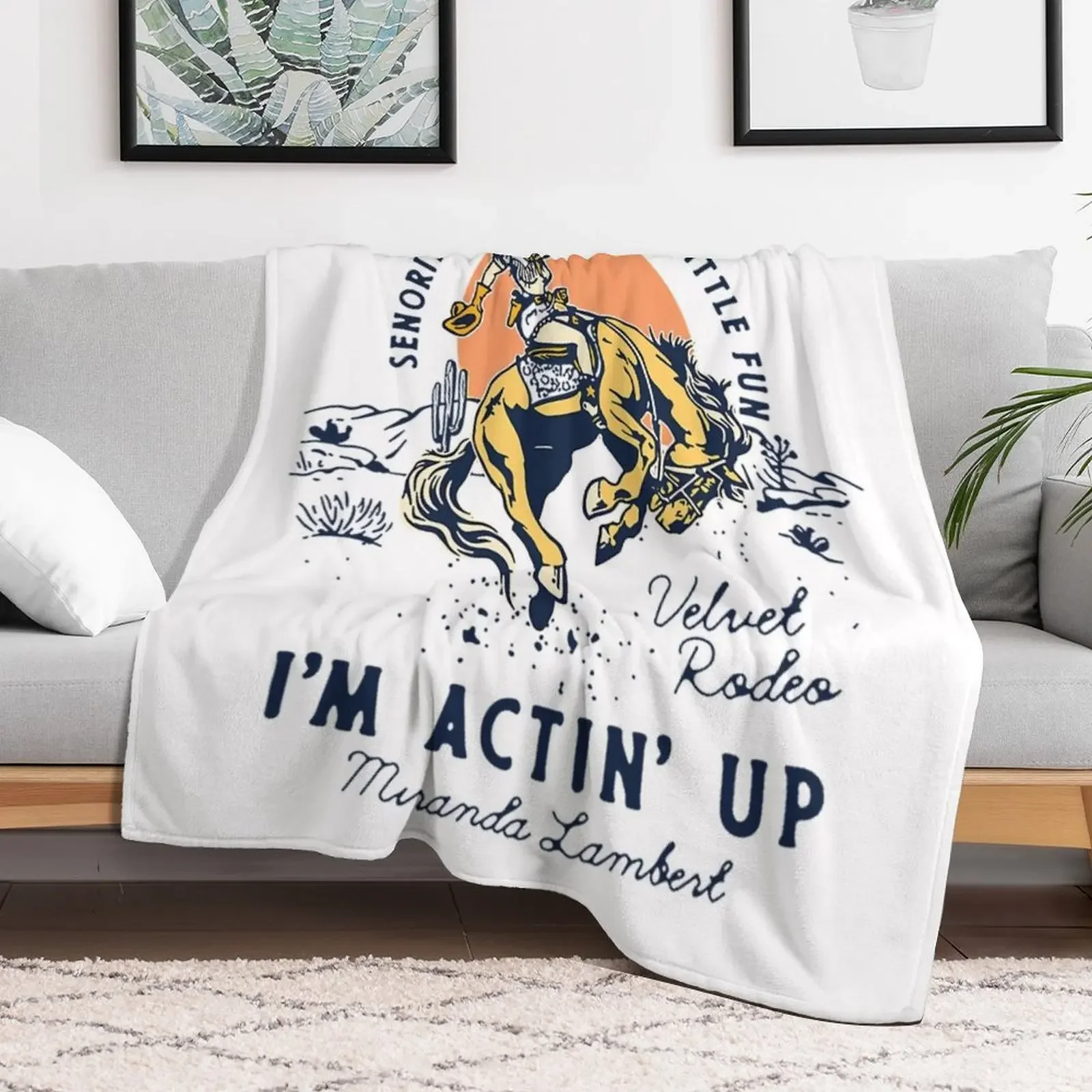 Actin' Up Miranda Lambert Throw Blanket Extra Large Throw Luxury St Flannel Fabric Blankets