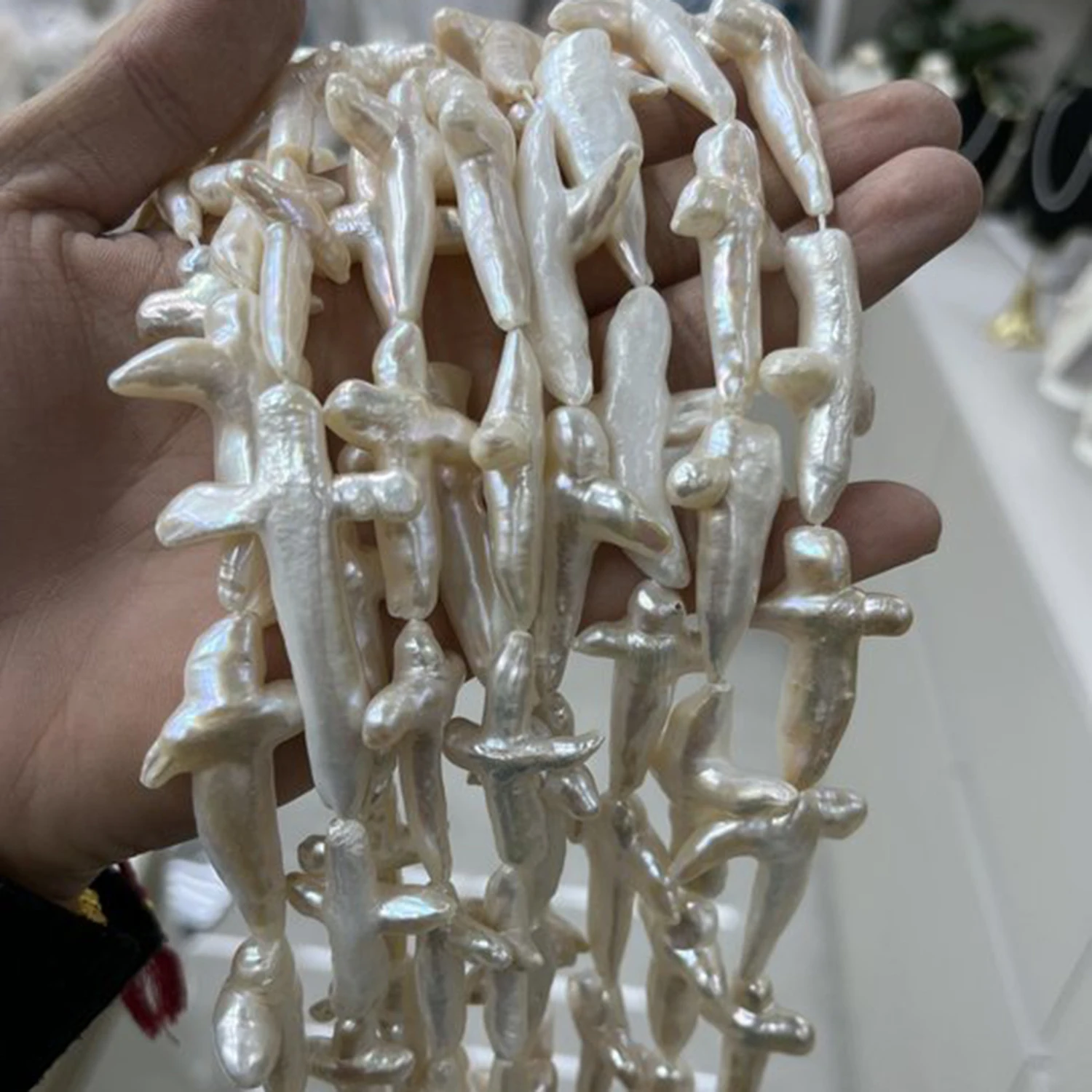 

Натуральный жемчуг, крупный, 22x33-31x41 мм, неправильной формы, пресноводный, для креста, ожерелья, барокко, материалы для рукоделия, аксессуары, оптовая продажа, ювелирные изделия, подарок