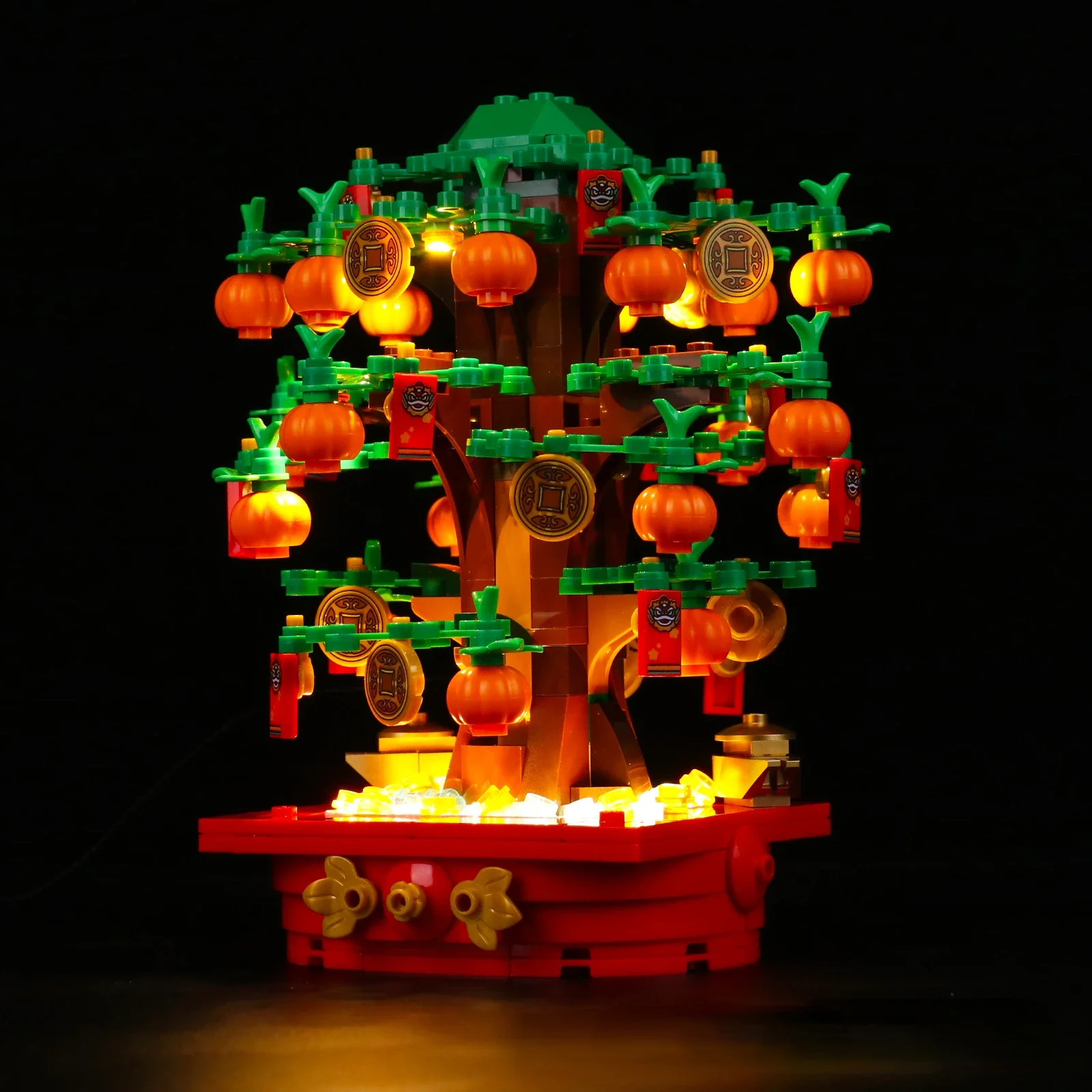 

No Building Blocks Lamp Lighting for Money Tree 40648 DIY Toys Gift Only Lighting Set