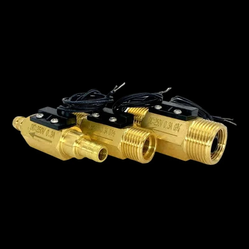 Small Flow Normally Open Type 2/4/6-point Full Copper Switch Quantity Flow Signal Water Flow Induction Switch