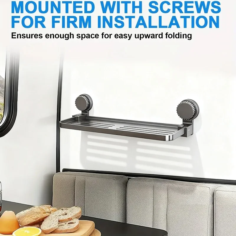 

Алюминиевая складная рама без сверления на присоске, подходит для складных 90-градусных аксессуаров для автодомов и кемперов