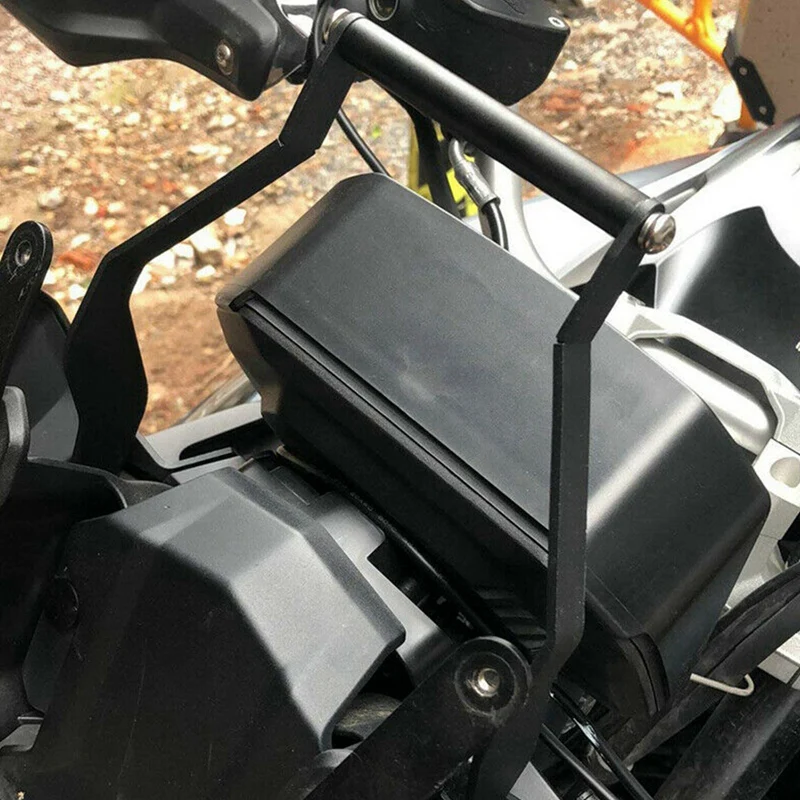 ตัวยึดขาตั้งรถจักรยานยนต์ตัวยึดแผ่น GPS สำหรับ F750GS-BMW F850GS 2018-2020