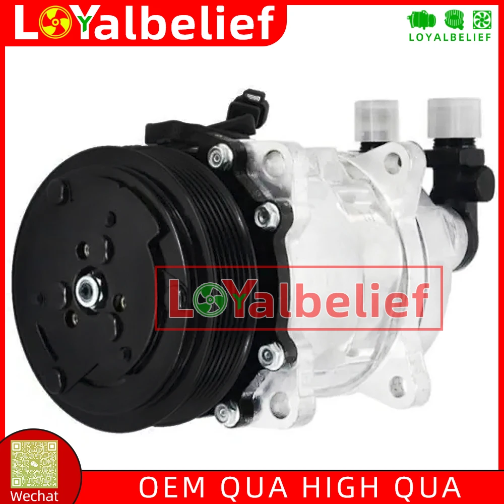 AC Air Conditioning Compressor 12V For Skid Steer Loader A770 L750 S630 S650 S750 S770 7279628