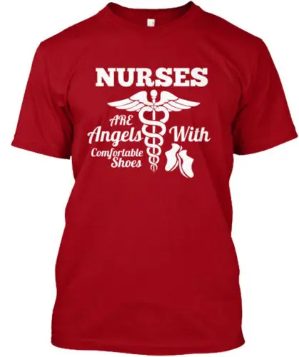 

Nurse Angel T-Shirt Made in the USA Size S to 5XL