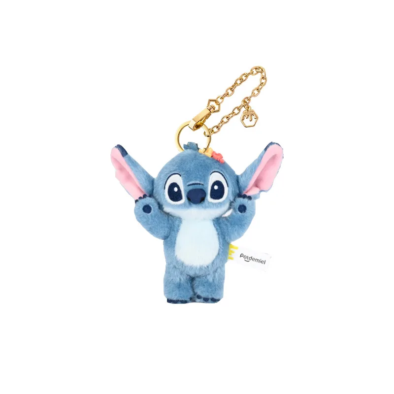 100% Genuine Disney Stitch Scrump Angel Cartoon Blue Stitch Plush Toy Authorized Doll Stich Cute Birthday Gift High Quality