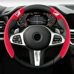 Car Steering Wheel Cover black suede leather for Lexus F SPORT LFA ISF GSF RCF F ct gs nx es if lc ls Car Steering Wheel Cover