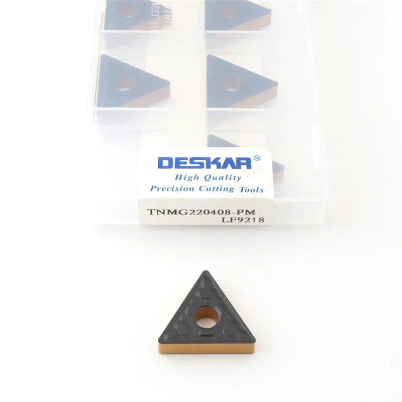 

Deskar 100% Original Tnmg220408-Pm Tnmg220412-Pm Lf9218 Cnc Lathe Cutter Cutting Turning Tools Carbide Inserts for Steel Parts