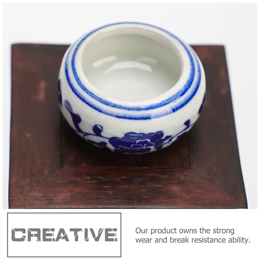 

8Pcs Ceramic Ink Dishes Sturdy Calligraphy Ink Plates Durable Pigment Storage for Painting Supplies Pen Washing Plate