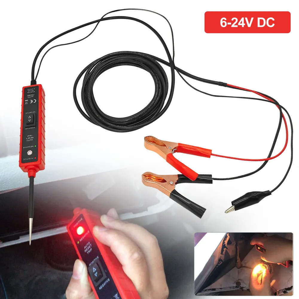 

Automotive multifunctional driver test pen 6-24V DC automotive circuit tester OBD2 car electrical system tester