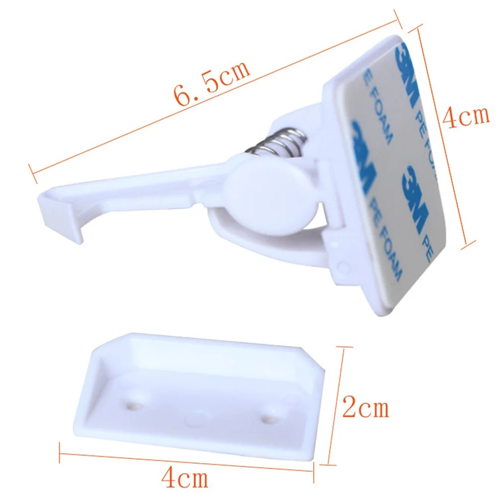 12 قطعة سلامة الطفل للخزائن غير مرئية درج المزالج لا الحفر أقفال مغناطيسية الاطفال الأمن خزانة أقفال قفل الربيع #3