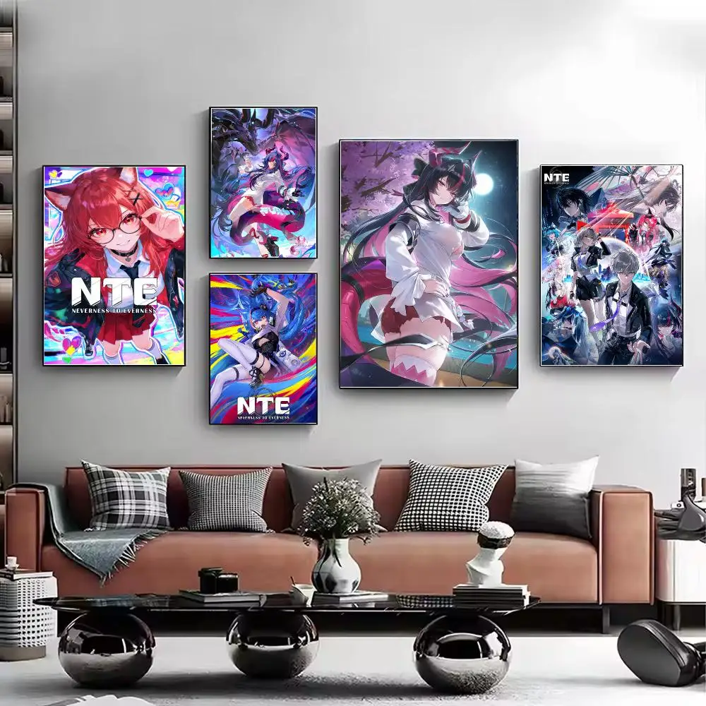Game NTE N-Neverness to Everness Poster Stylish Wall Art for Living Room Bedroom Study Home Decor Gift