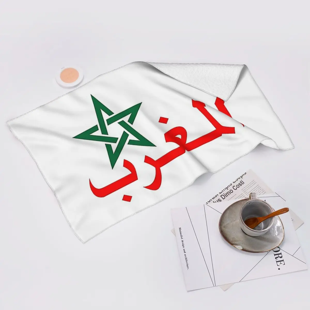 Custom Morocco Maroc Soft Face Towel Quick Dry Pool Bath Cotton Towels Absorbent
