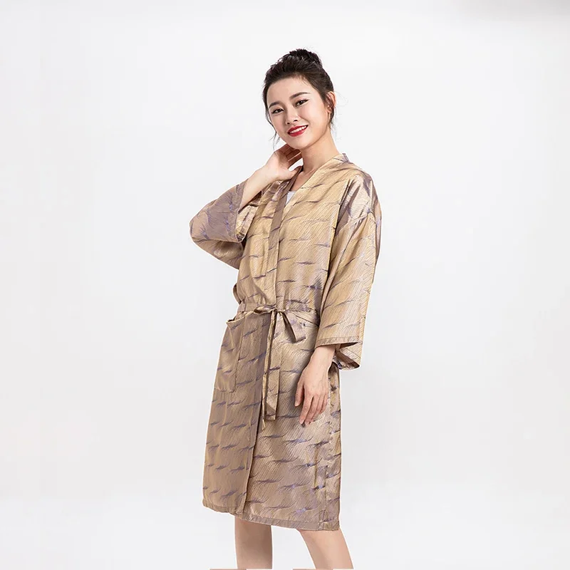 

Customer service cloth kimono high-end customer guest gown apron