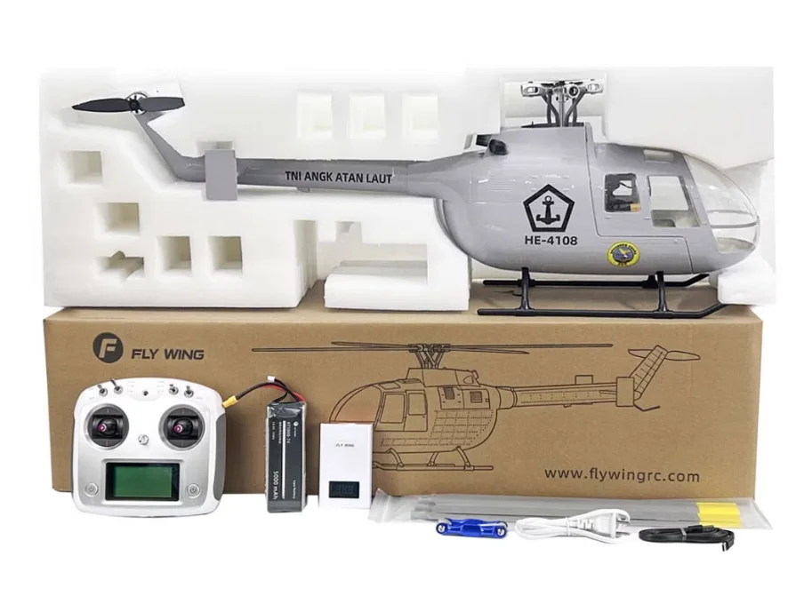 FLYWING  BO105 BO-105 RC Helicopter 470 Size Spare Parts  New Version Rotor head + Horizontal axis Accessories