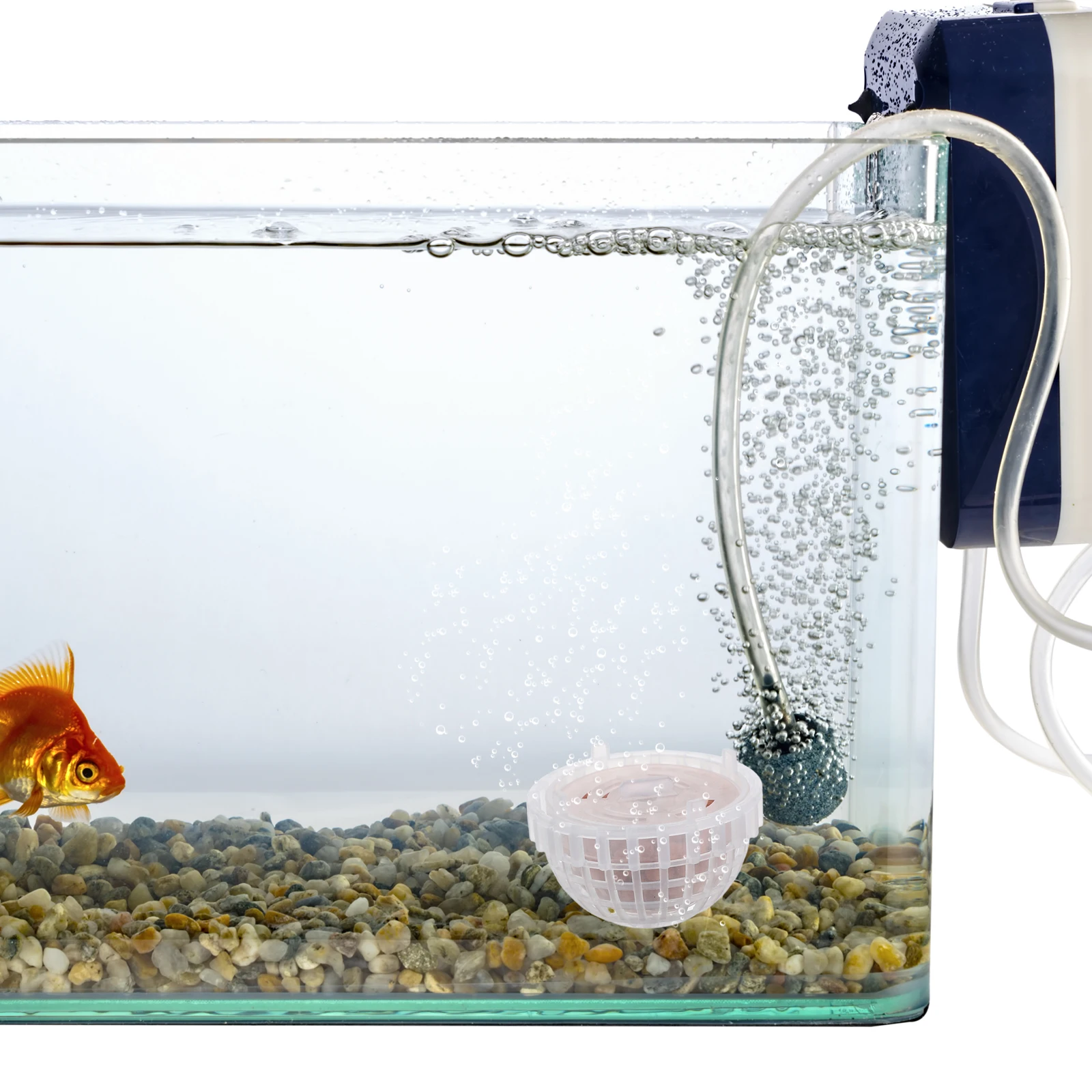 

Shrimp House Mineral Aquarium Decorations Hollow Sphere Plant Cultivation Container for Aquatic Plants Purification
