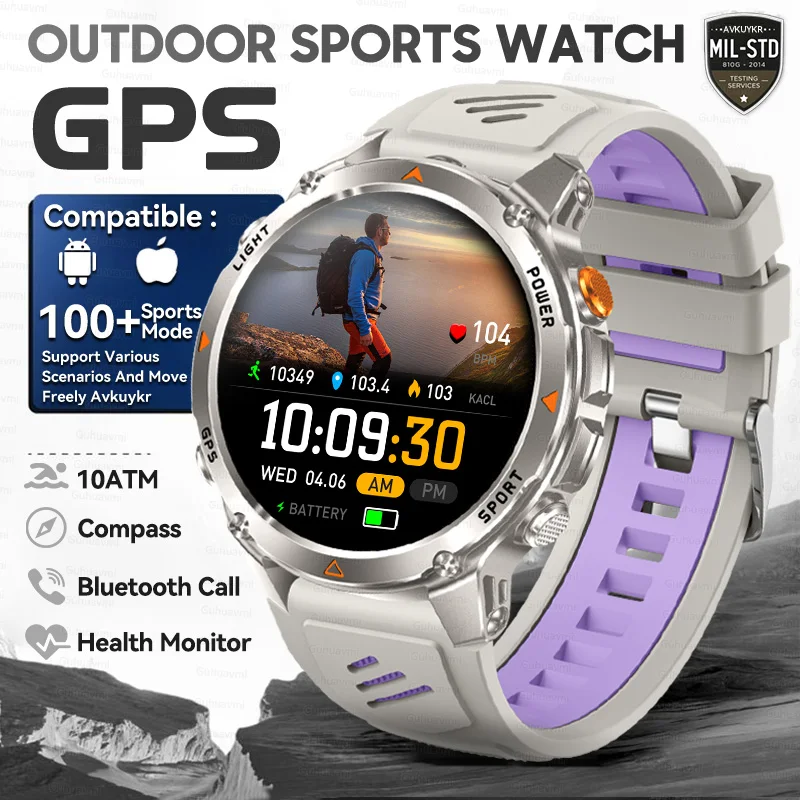 T-Rex 3 Pro Militaire kwaliteit AGPS Smart Watch 10ATM Waterdicht Dual-band GNSS Kompas Hoogtemeter AMOLED Zwemmen Sport Smart Watch Heren