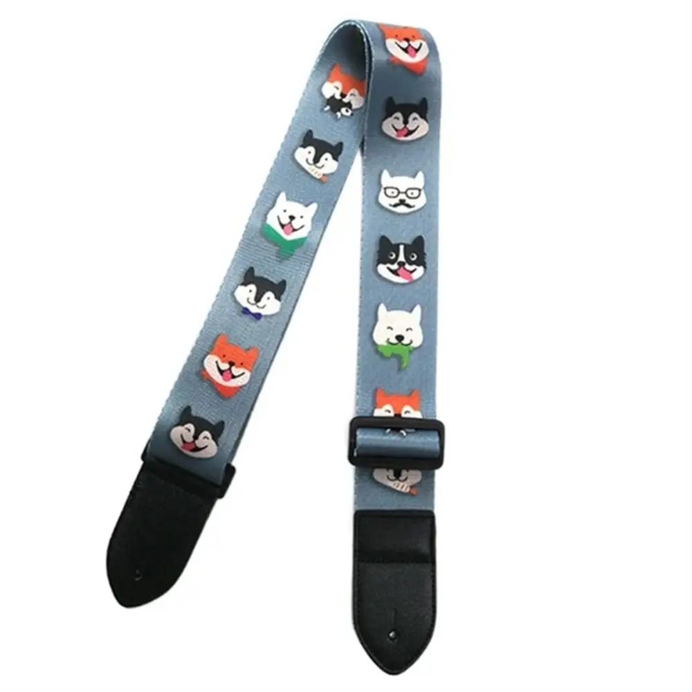 Verstellbarer Gitarrengurt, extra breit, Musik, Hobby, E-Gitarrengürtel, Farbdruck, Instrument, Gitarre, Schultergurt, Akustikgitarre