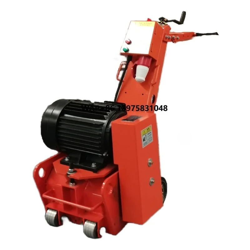 Small asphalt pavement milling machine, concrete planer, vibration milling machine, electric motor 7.5 kW, power 165 kg, weight