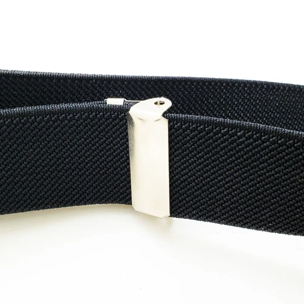 X Back Shirt Clip Shoulder Strap Gentlemen Strap Clip Adjustable Braces Elastic Belt Men's Suspenders Clips Hanging Pants Clip