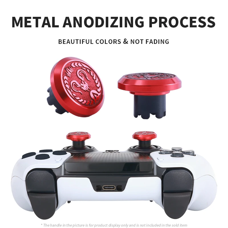 1set For PS4 PS5 Edge Elite Game Handle Controller Metal High and Low Rocker Cap Paddle Paddle Back Button Accessory ﻿