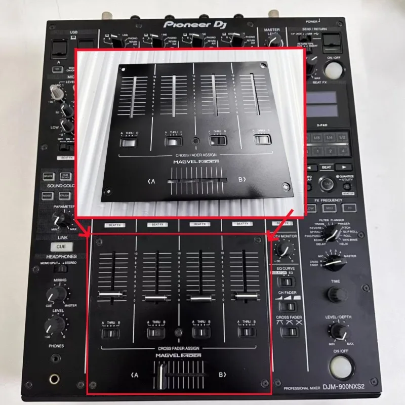 Pioneer DJM-900NXS2 Small Panel 900 Third Generation Mixer Fader Shell Iron Plate DAH3125