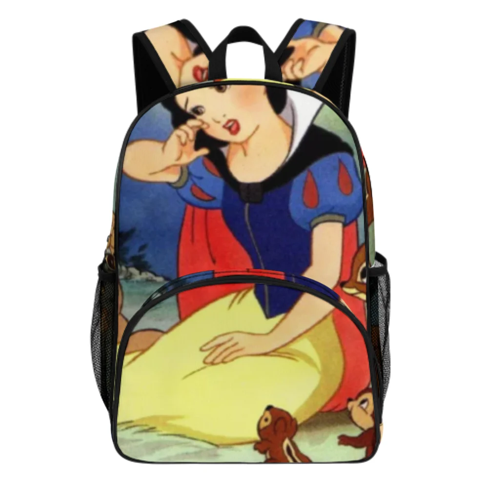

Wholesale Customized Soft Double Shoulder Children Schoolbag Disney Design Zipper Travel Bag Side Pockets Backpack