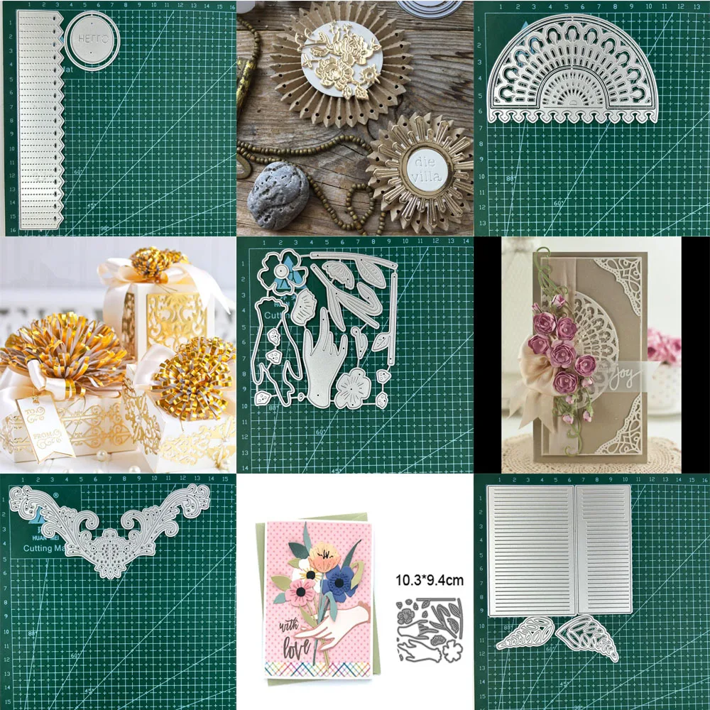 Blumen finger Blume Metall schneiden stirbt Dekoration Sammelalbum DIY Papier karte Album handgemachte Handwerk Gruß karte