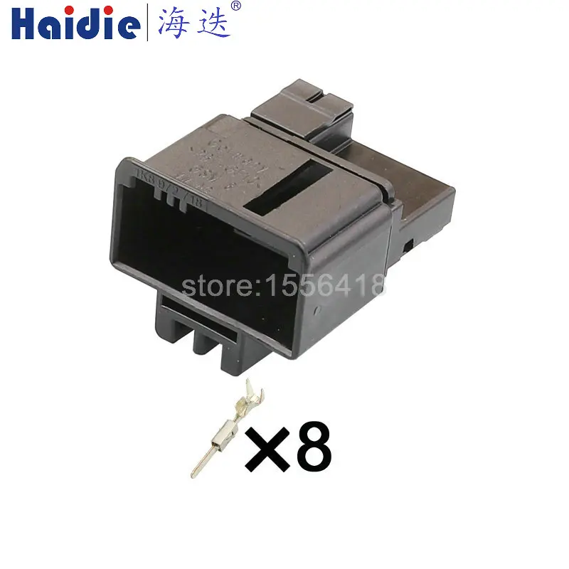 1-100 Sets 8 Pin 1.5 Series Auto Wiring Terminal Socket Electrical Connector Car Unsealed Cable Adapter 1K8972718 1K8972928