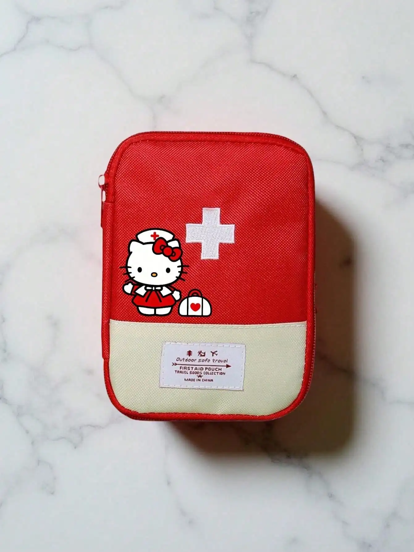 1 tragbare Erste-Hilfe-Tasche, Aufbewahrungstasche für Outdoor-Camping, Wandern, Zuhause und Schule, unverzichtbar für den Überlebensbedarf – Detail 1