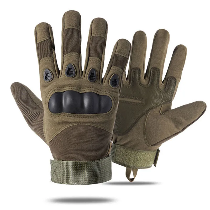 Guantes de dedo completo para hombre, guantes para exteriores, deportes, caza, motocicleta, ciclismo, senderismo, escalada, Camping al aire libre