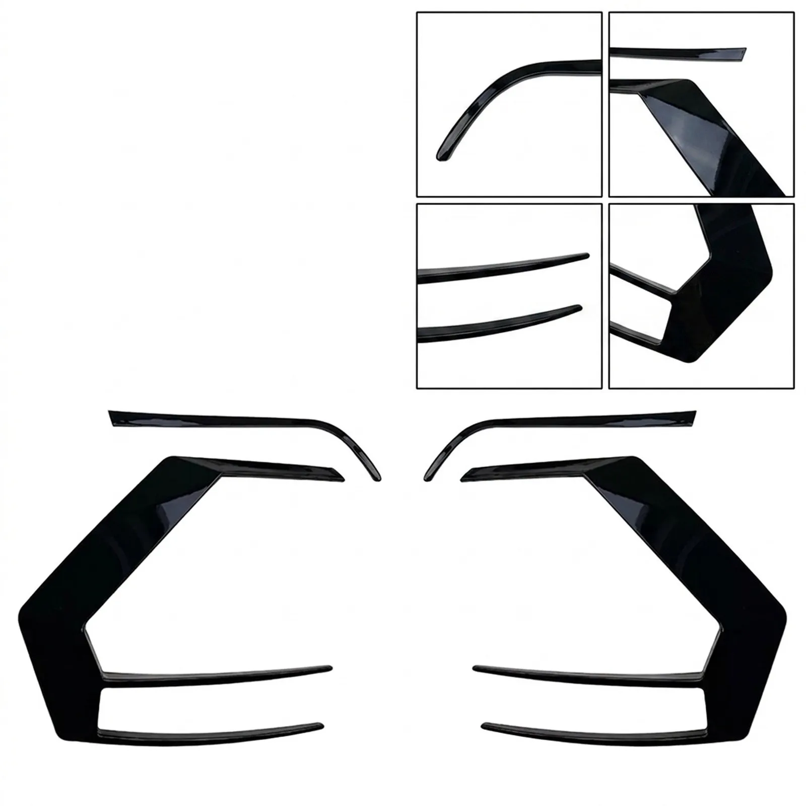 Bumper Lip Bumper Trim Car Modification Perfect Match Plastic Material Stable Characteristics New Specifications