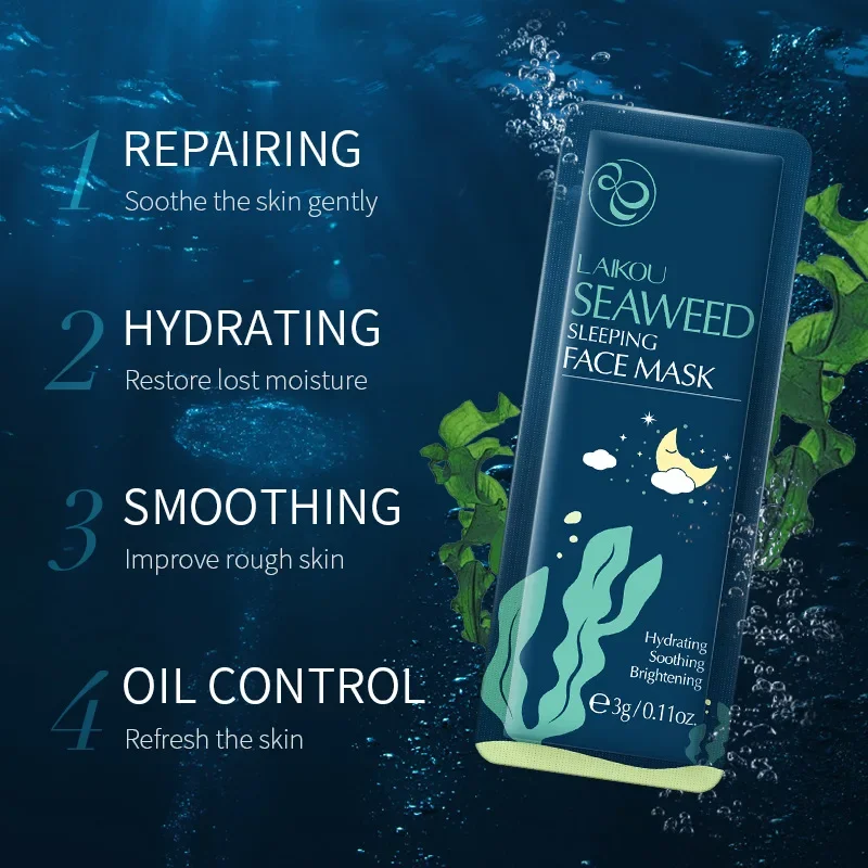 LAIKOU Hydrating Sleeping Face Mask 7pcs 4