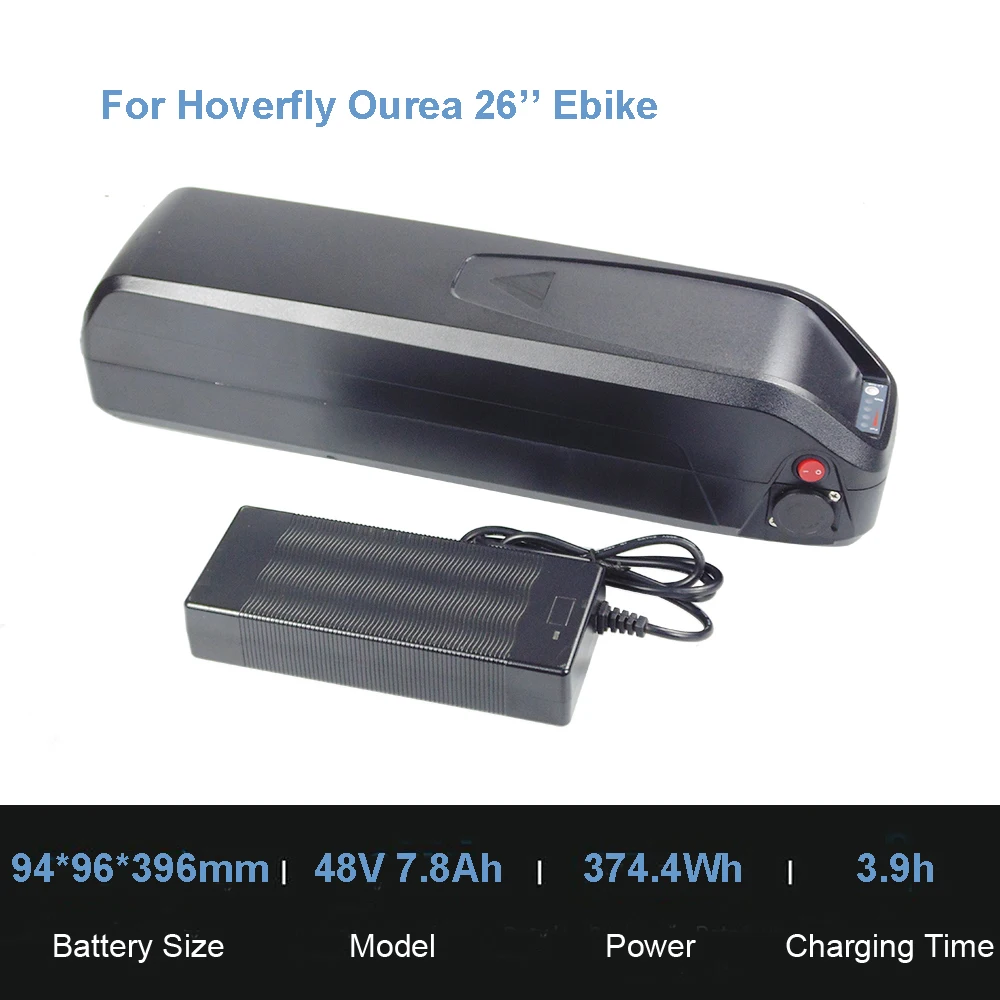 Elektrische Fiets Fiets Lithium Batterij 36V 12ah 48V 7.8ah 15ah 18ah Voor Ouxi V8 Samebike M20-Ⅲ Hoverfly Ourea Rcb Rk15 Ebike