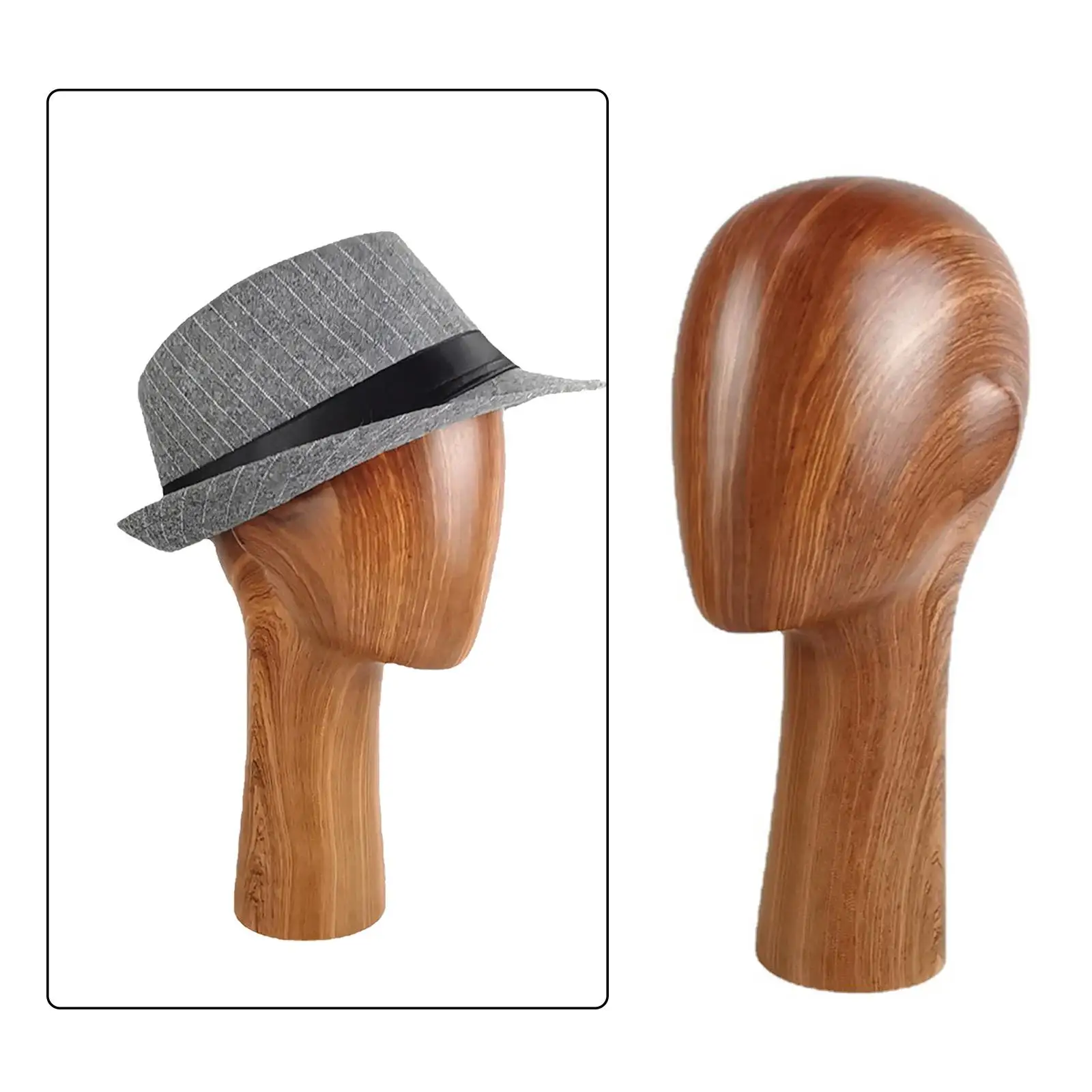 

Female Fiberglass Manikin Head Model Hats Wig Display Stand New