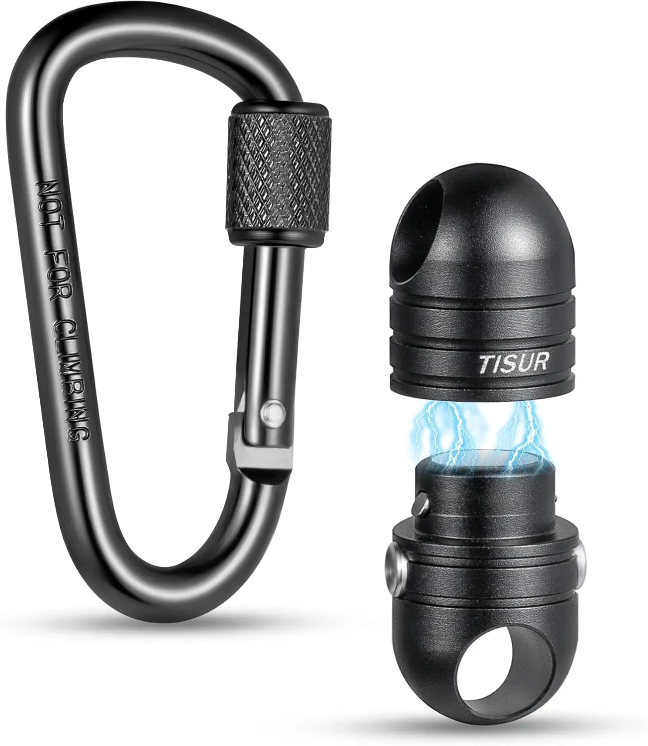 TISUR Magnetic Quick Release Keychain,Magnet Carabiner Clip Key Holder, Detachable Key Chain Rings for Car Keys, Accessories