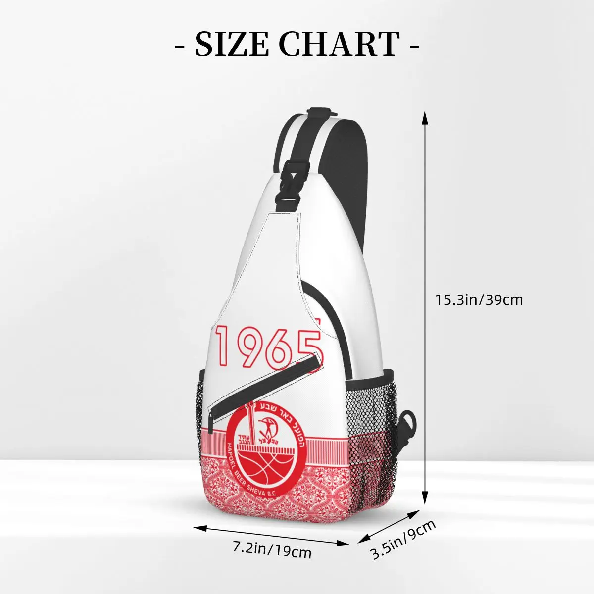 Israel Hapoel Beer Sheva Bc Crossbody Sling Bag Shoulder Backpack Crossbody Chest Bag for Women & Men