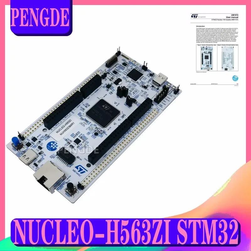 placa-de-desarrollo-nucleo-h563zi-stm32-nucleo-144-con-mcu-stm32h563zit6-compatible-con-conectividad-arduino-st-zio-y-st-morpho