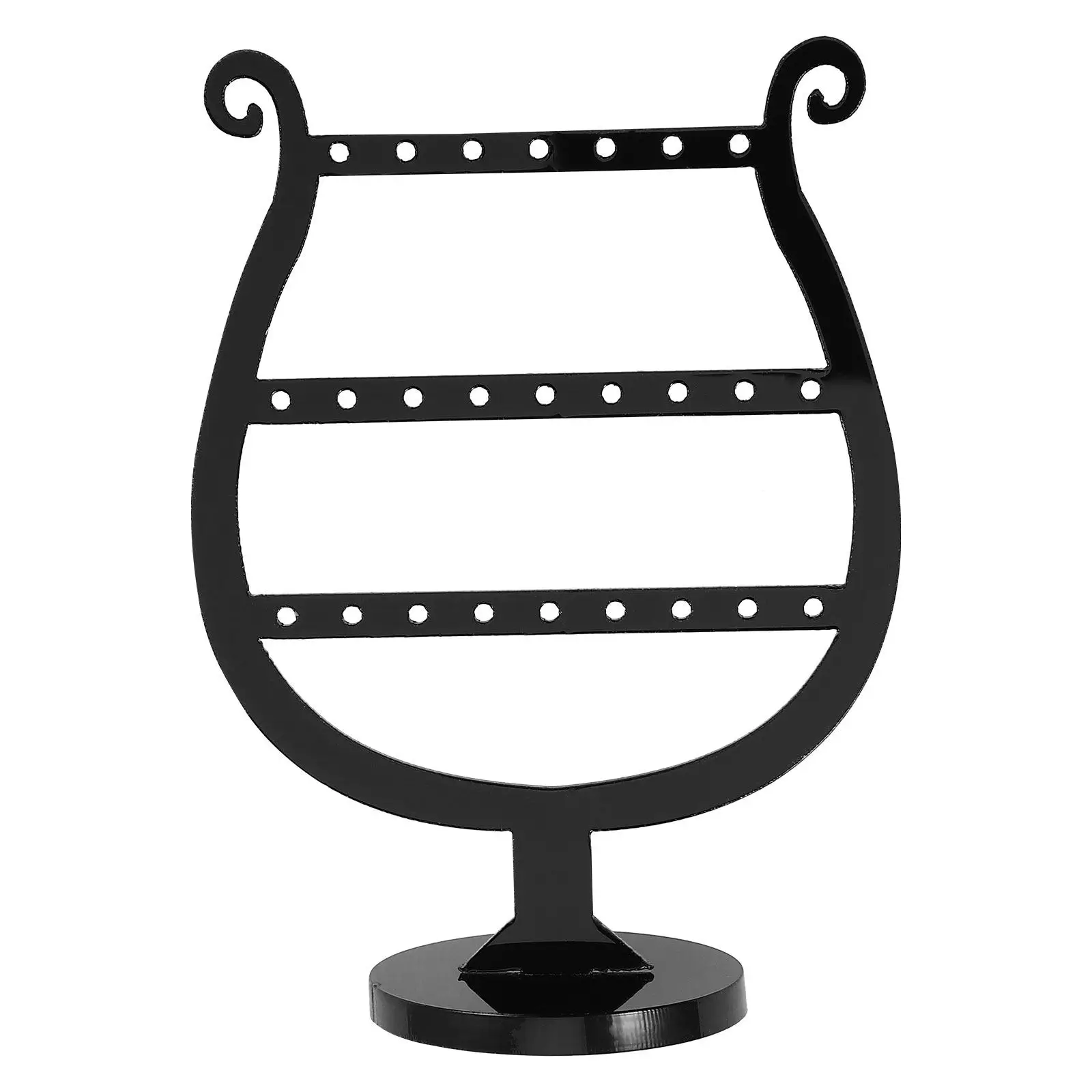 Earring Holder Three Tier Display Stand Detachable Jewelry Organizer Storage Rack for Home Retail