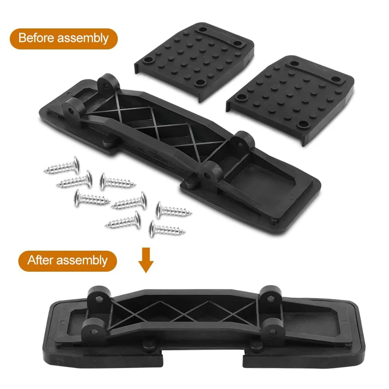 L33A_Stilt Soles Replacement Kits, Stilt Soles Anti-Slip Pads for Drywall, Non-Slip Stilts Soles Foot Pads with Screw