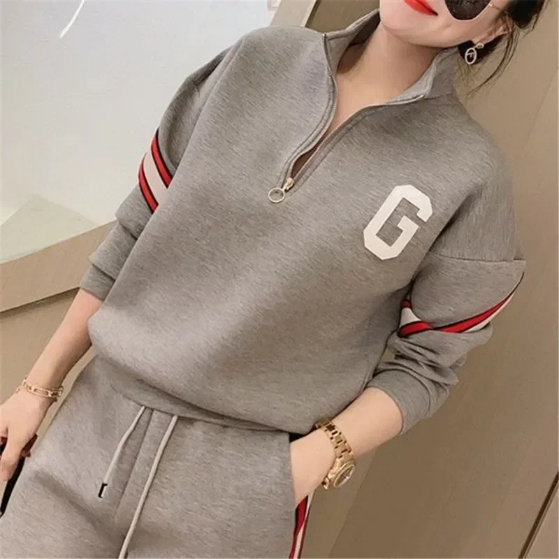 Spring Women\'s Golf Wear 2024 Embroidery Golf Tennis Jacket Suit Women Golf Clothing Casual Sports top pants Two Piece Clothes