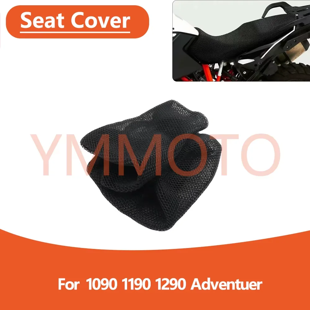 

For 1090 1190 1290 Adventuer Motorcycle Accessories 3D Mesh Fabric Cushion Waterproof Protection Seat Cover