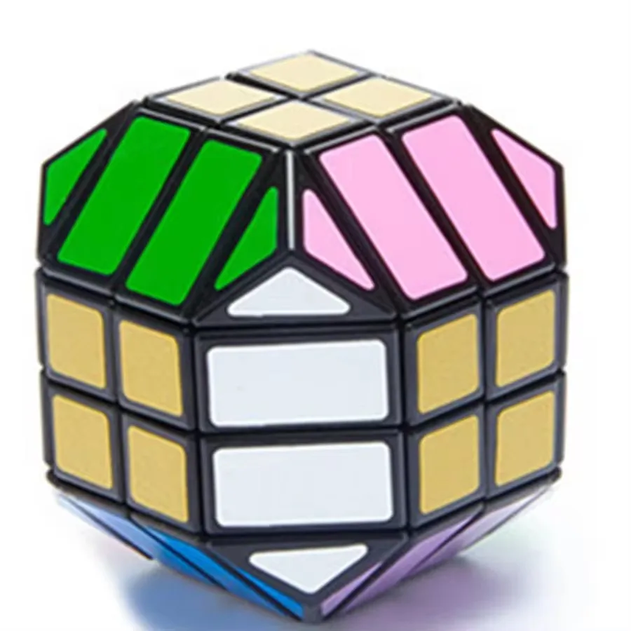 Lanlan quatrième ordre douze bord de diamant Cube magique 4X4X4 quatrième ordre douze bord de diamant Alien Cubo Magico jouets éducatifs