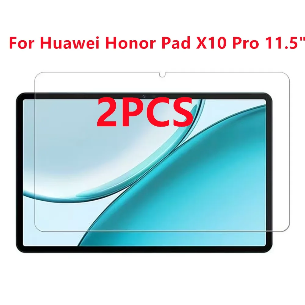 2 PCS Tempered Glass Tablet Screen Protector For Huawei Honor Pad 10 Pro 11.5 Pad X10 Pro 11.5 Inch Anti Scratch Protective Film