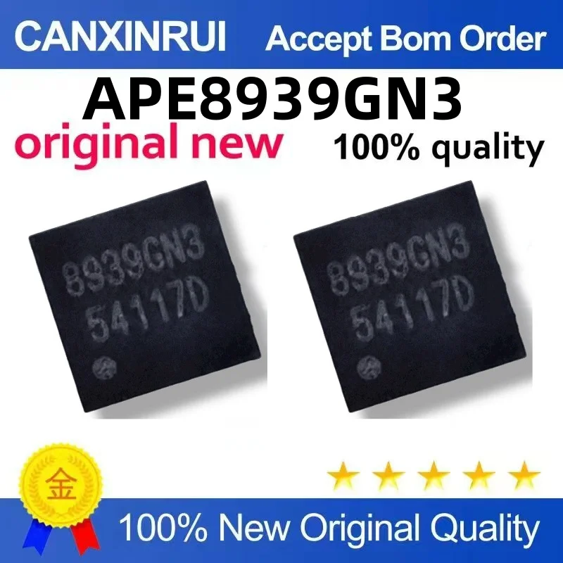 (10-300piezas)Brand new stock APE8939GN3 8939GN3 QFN notebook IC starts from one piece, immediate shipment upon order.
