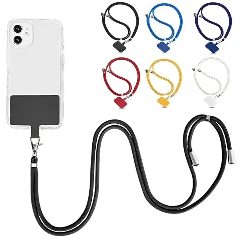 Adjustable Mobile Phone Lanyard Card Outdoor Universal Anti Lost Crossbody Neck Cord Patch Clip Wrist Hang Strap Rope for IPhone