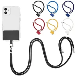 Adjustable Mobile Phone Lanyard Card Outdoor Universal Anti Lost Crossbody Neck Cord Patch Clip Wrist Hang Strap Rope for IPhone