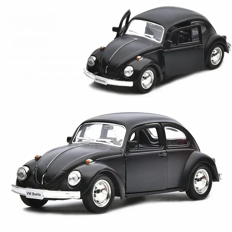 1:36 VOLKSWAGEN Beetle Car Model Toy With Pull Back For Kids Christmas Gifts 1967 Alloy Diecast Classic Toy Collection F346